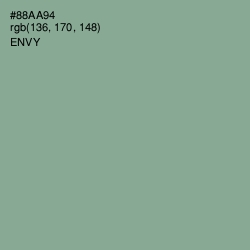 #88AA94 - Envy Color Image