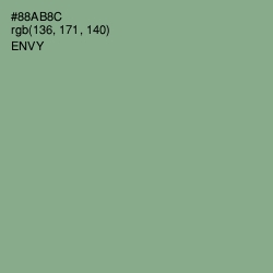 #88AB8C - Envy Color Image