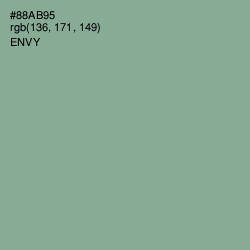 #88AB95 - Envy Color Image