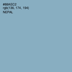 #88AEC2 - Nepal Color Image