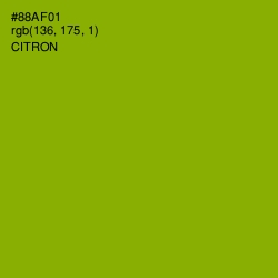 #88AF01 - Citron Color Image