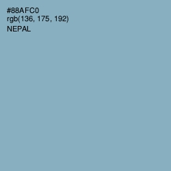 #88AFC0 - Nepal Color Image