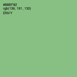 #88BF82 - Envy Color Image