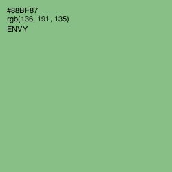 #88BF87 - Envy Color Image
