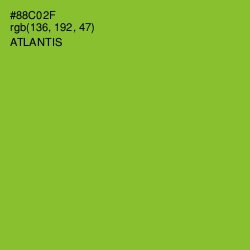 #88C02F - Atlantis Color Image