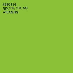 #88C136 - Atlantis Color Image