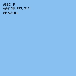 #88C1F1 - Seagull Color Image