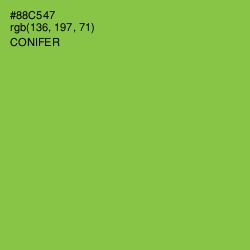 #88C547 - Conifer Color Image