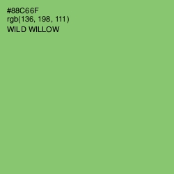 #88C66F - Wild Willow Color Image