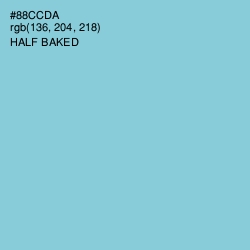 #88CCDA - Half Baked Color Image