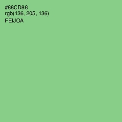 #88CD88 - Feijoa Color Image