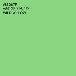 #88D67F - Wild Willow Color Image