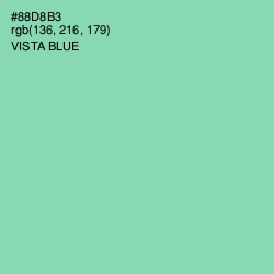 #88D8B3 - Vista Blue Color Image