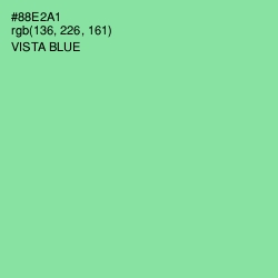 #88E2A1 - Vista Blue Color Image