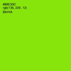 #88E50C - Bahia Color Image