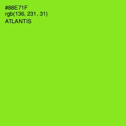 #88E71F - Atlantis Color Image