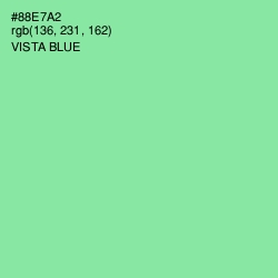 #88E7A2 - Vista Blue Color Image
