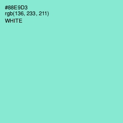 #88E9D3 - Riptide Color Image