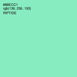 #88ECC1 - Riptide Color Image