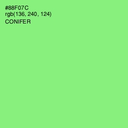 #88F07C - Conifer Color Image