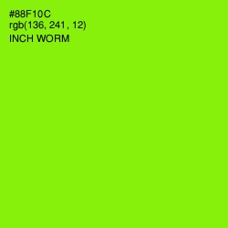 #88F10C - Inch Worm Color Image