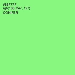 #88F77F - Conifer Color Image