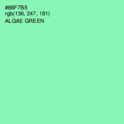 #88F7B5 - Algae Green Color Image