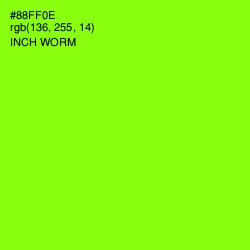 #88FF0E - Inch Worm Color Image