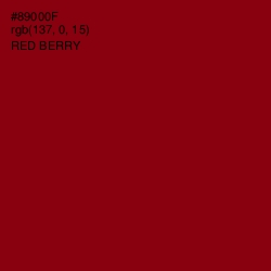 #89000F - Red Berry Color Image