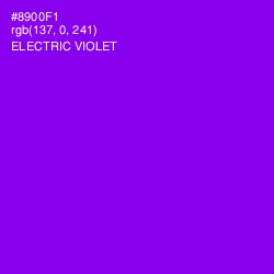 #8900F1 - Electric Violet Color Image