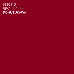 #89011D - Pohutukawa Color Image
