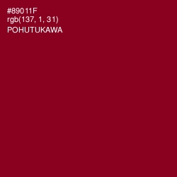 #89011F - Pohutukawa Color Image