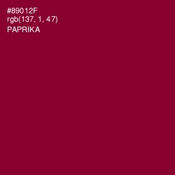 #89012F - Paprika Color Image