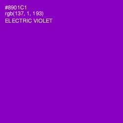 #8901C1 - Electric Violet Color Image