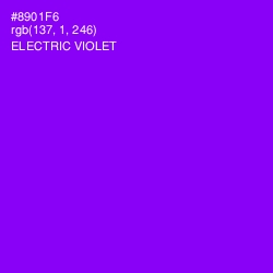#8901F6 - Electric Violet Color Image