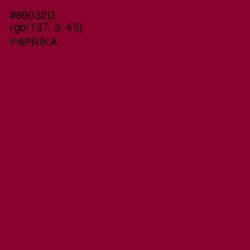 #89032D - Paprika Color Image