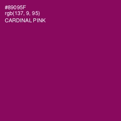 #89095F - Cardinal Pink Color Image