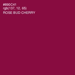 #890C41 - Rose Bud Cherry Color Image