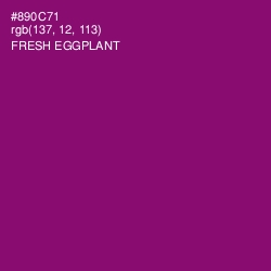 #890C71 - Fresh Eggplant Color Image
