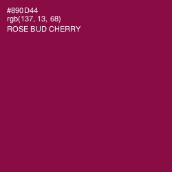 #890D44 - Rose Bud Cherry Color Image