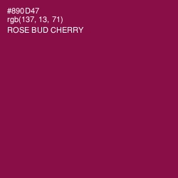#890D47 - Rose Bud Cherry Color Image