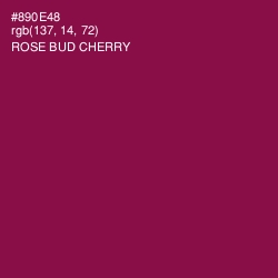 #890E48 - Rose Bud Cherry Color Image