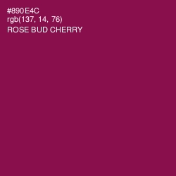 #890E4C - Rose Bud Cherry Color Image
