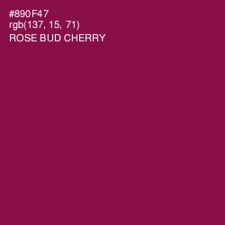 #890F47 - Rose Bud Cherry Color Image