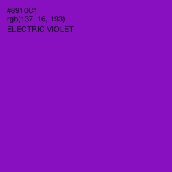 #8910C1 - Electric Violet Color Image