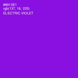 #8910E1 - Electric Violet Color Image