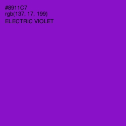 #8911C7 - Electric Violet Color Image