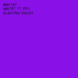 #8911E7 - Electric Violet Color Image