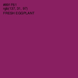 #891F61 - Fresh Eggplant Color Image