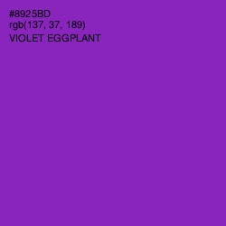 #8925BD - Violet Eggplant Color Image